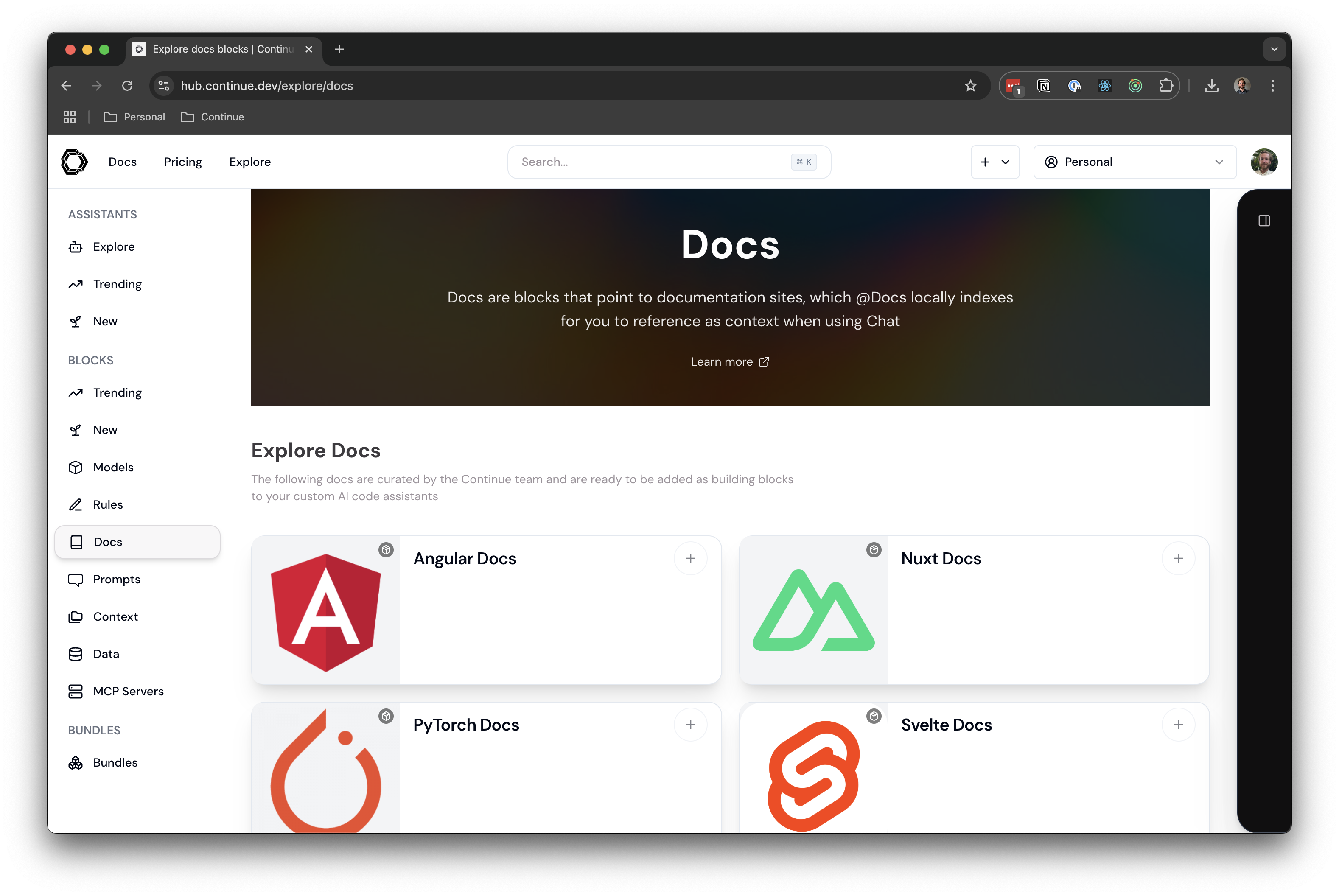 Docs Blocks Overview